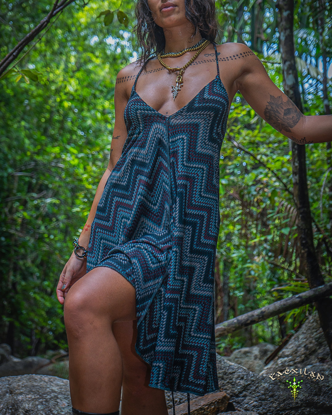 Midi Dress Triangle / Knits - SEVENTIEZ